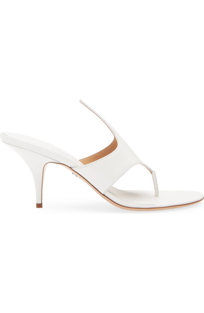 FERRAGAMO Fiamma Sandal, Alternate, color, Bianco/ Biscotto