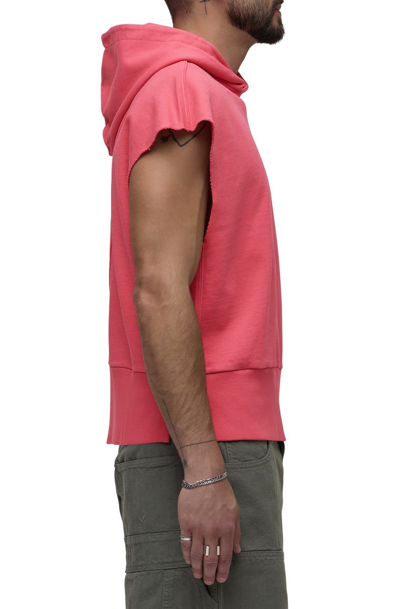 Hudson Jeans Viper Cutoff Hoodie, Alternate, color, 