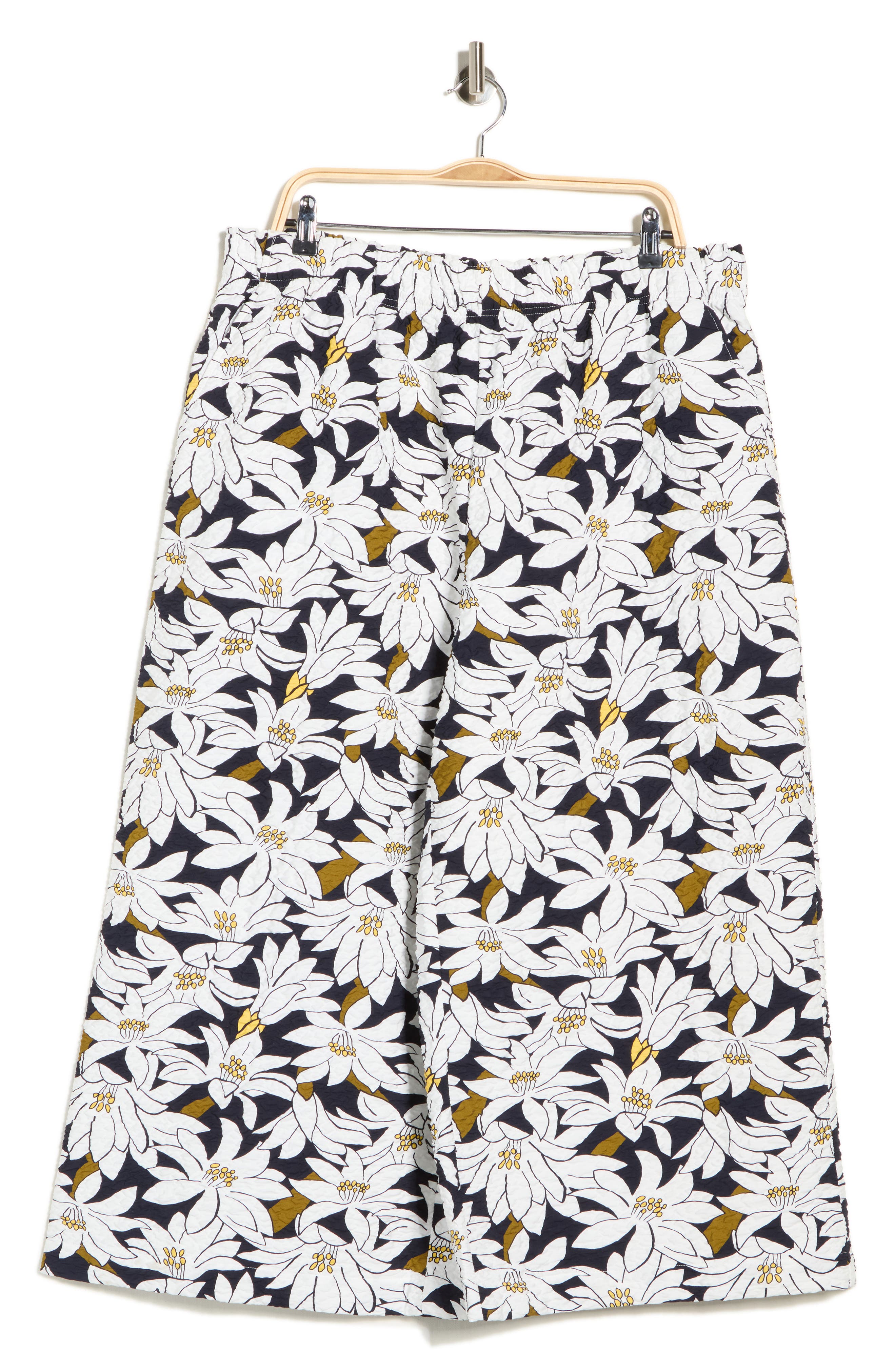 Adrianna Papell Crinkled Crop Pull-On Pants