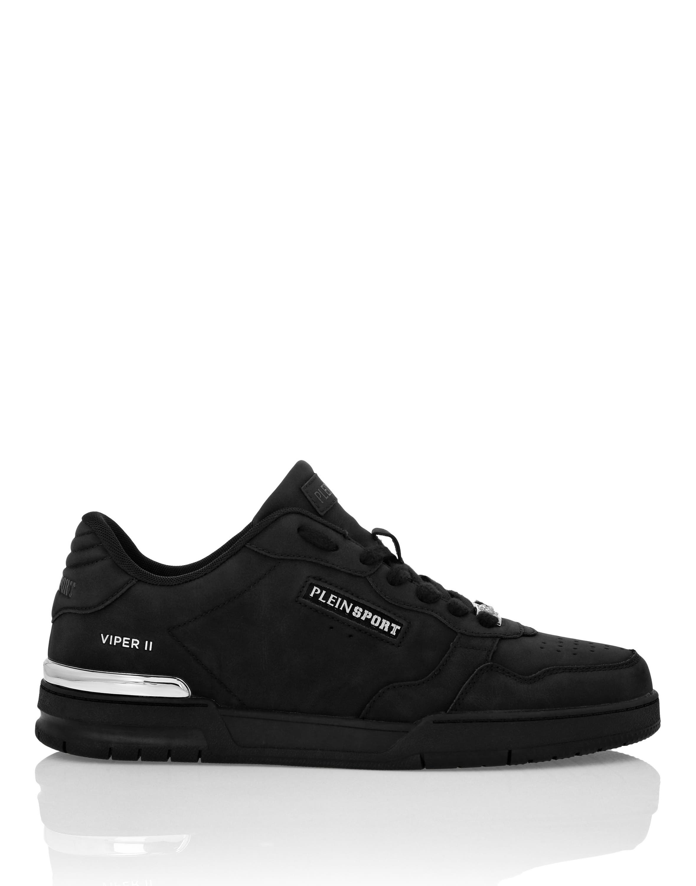 Nabuk Eco Leather Lo-Top Sneakers Unisex, Main, color, black/black