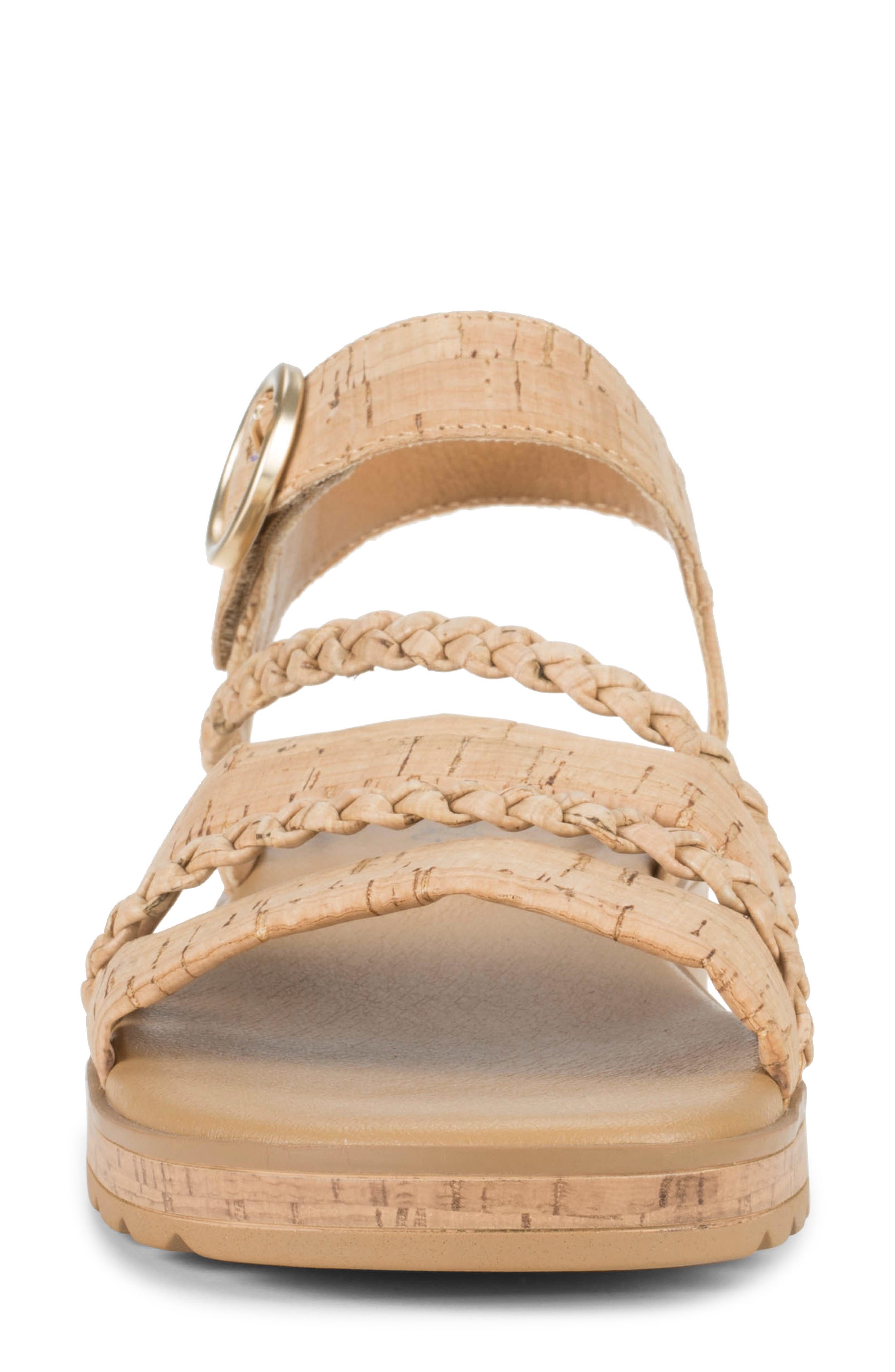 Gwyneth Slide Sandal, Alternate, color, NATURAL
