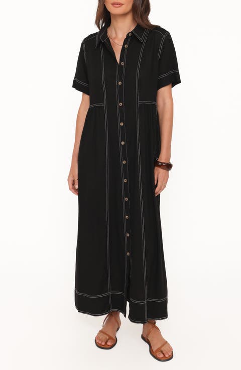 Wickson Contrast Stitch Maxi Dress