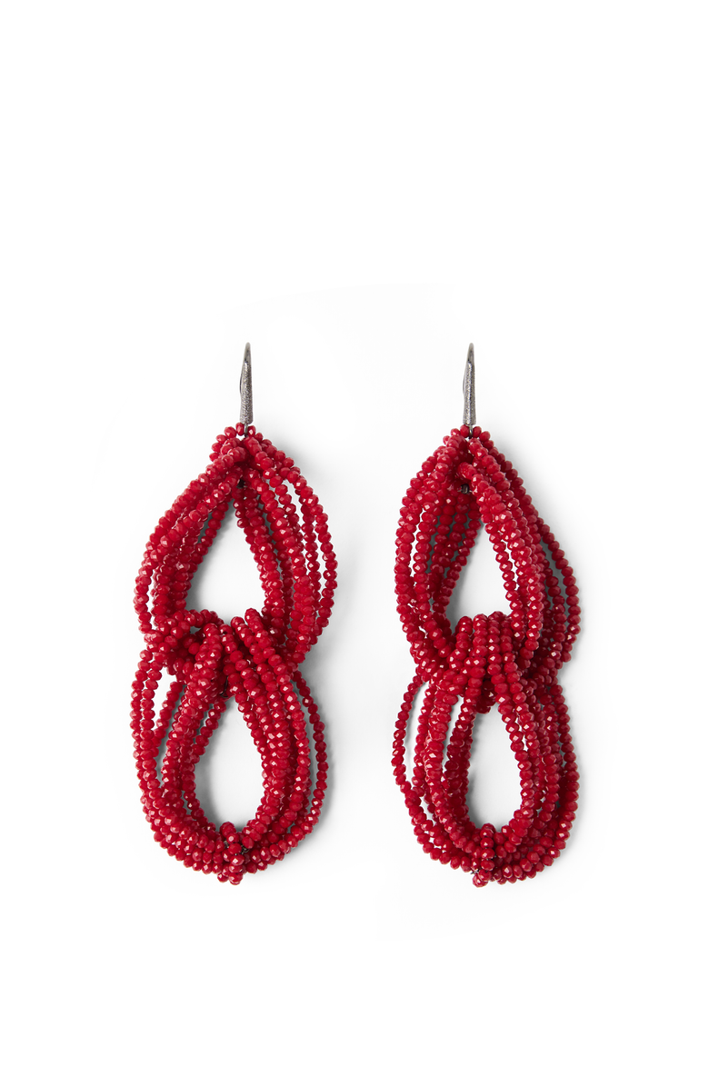 Brunello Cucinelli Vetro and Silver earrings, Main, color, 