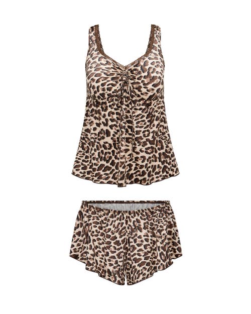 Adore Me Lavern Pajama Tank Top & Shorts Set