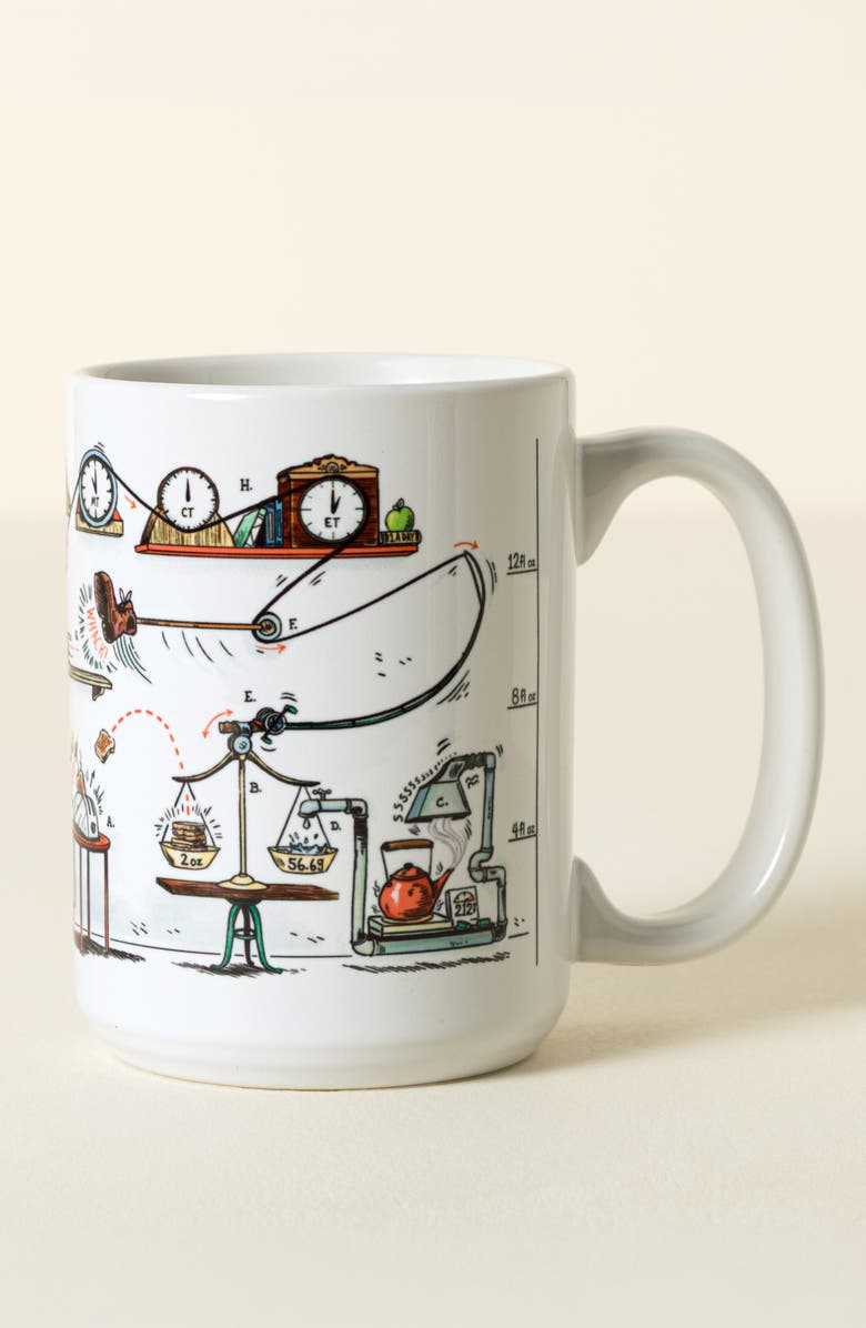 Uncommon Goods Daily Life Hack Interactive QR Mug, Alternate, color, Multi