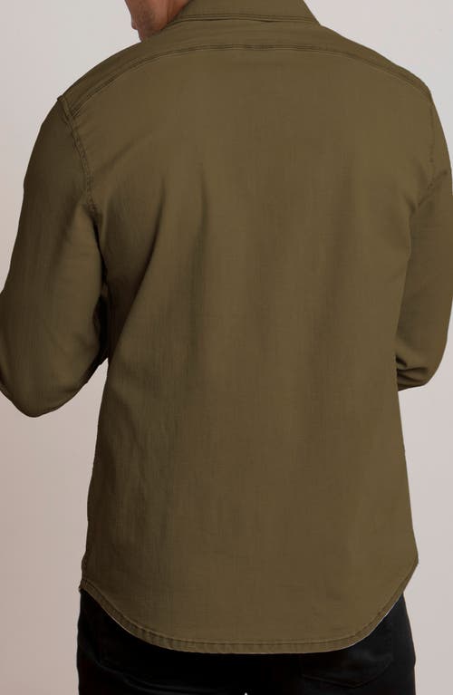 Canyon Of Heroes Big Sky Western Stretch Denim Shirt In Sage