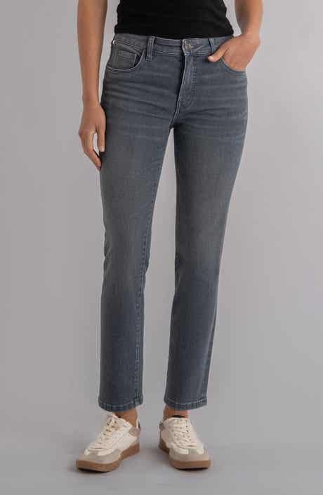 Rachael Fab Ab High Waist Ankle Mom Jeans
