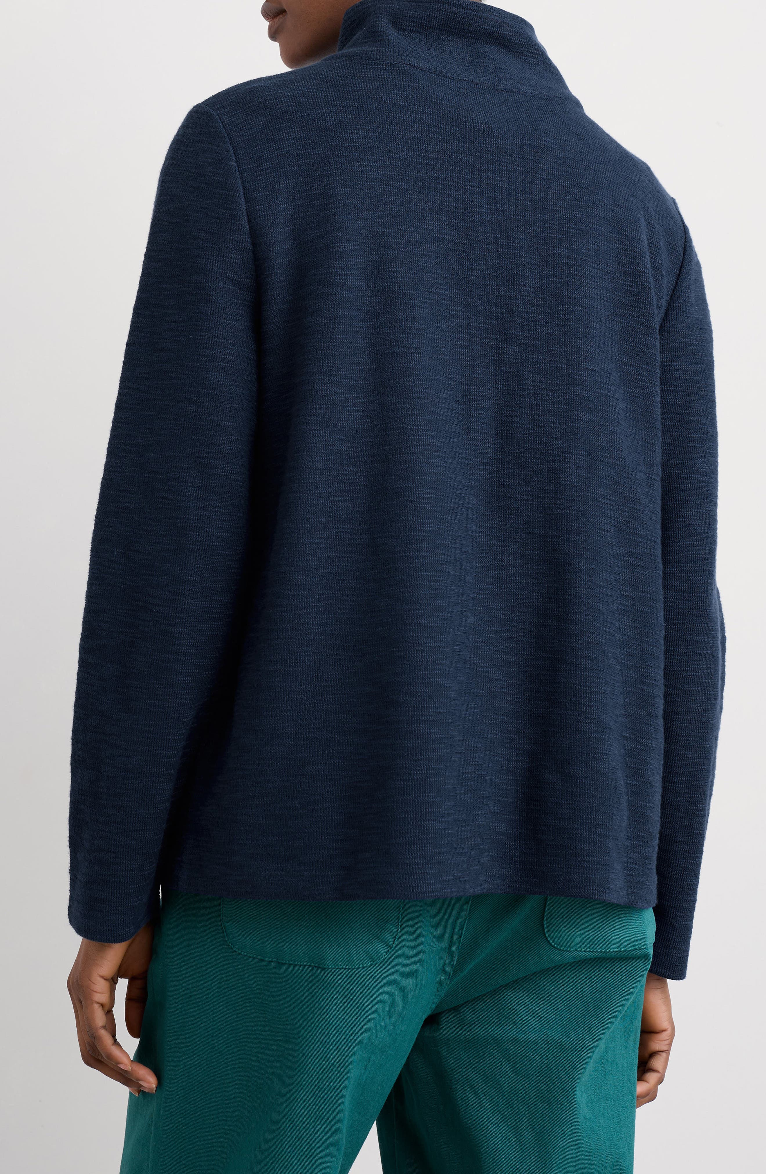 Last Boat Organic Cotton Half Placket Sweatshirt - image 2