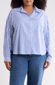 beachlunchlounge Long Sleeve Button Front Shirt