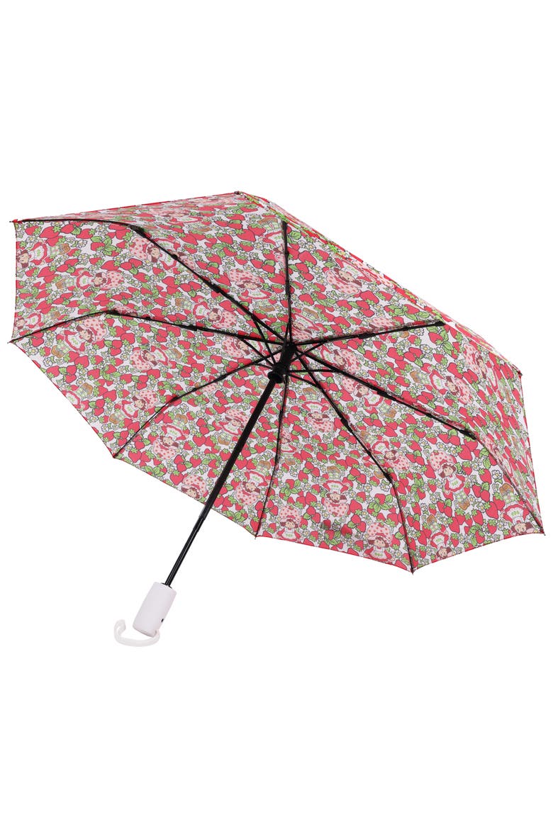 Toss Print Compact Umbrella, Alternate, color, MULTI