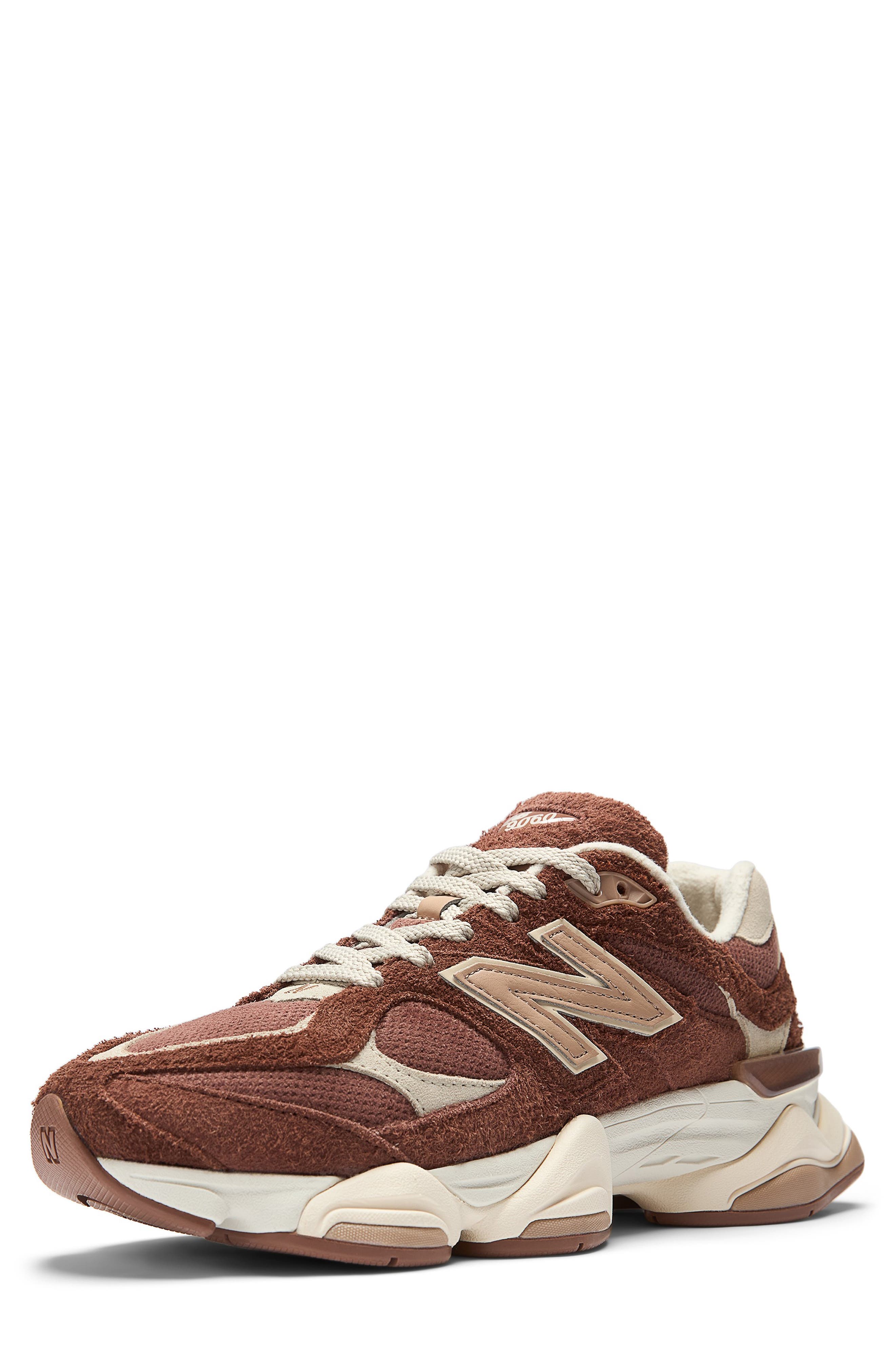 New Balance Gender Inclusive 9060 Sneaker, Alternate, color, Rich Oak/ Timberwolf