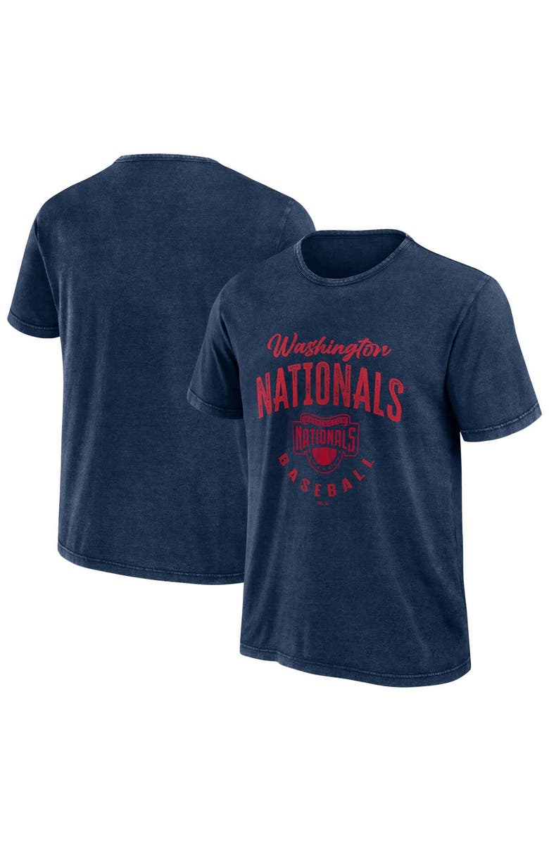 Darius Rucker Collection by Fanatics Men's Darius Rucker Collection by Fanatics Navy Washington Nationals Cooperstown Collection Washed T-Shirt, Main, color, Navy
