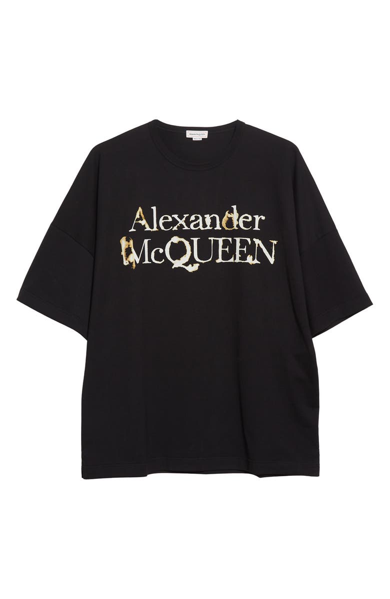 McQueen Men's Oversize Logo Graphic Tee, Alternate, color,