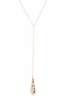 NORDSTROM RACK Teardrop Y-Drop Pendant Necklace
