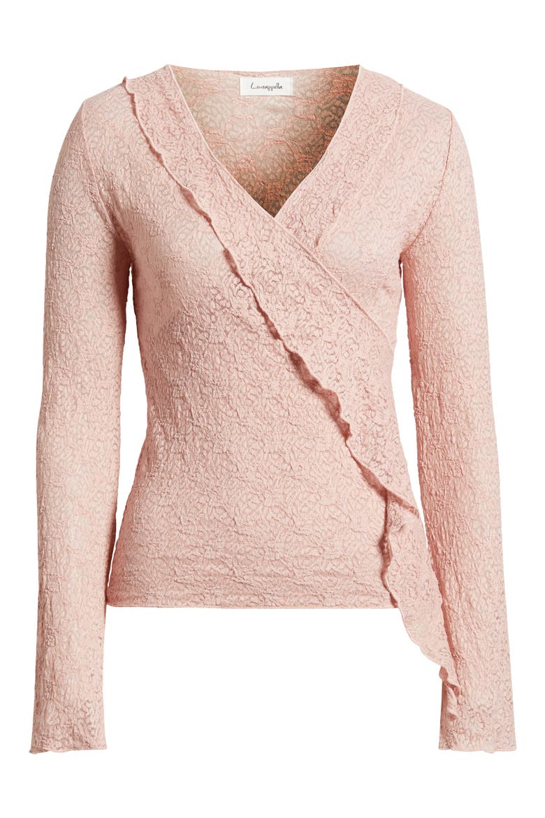 Floral Lace Top, Alternate, color, BLUSH