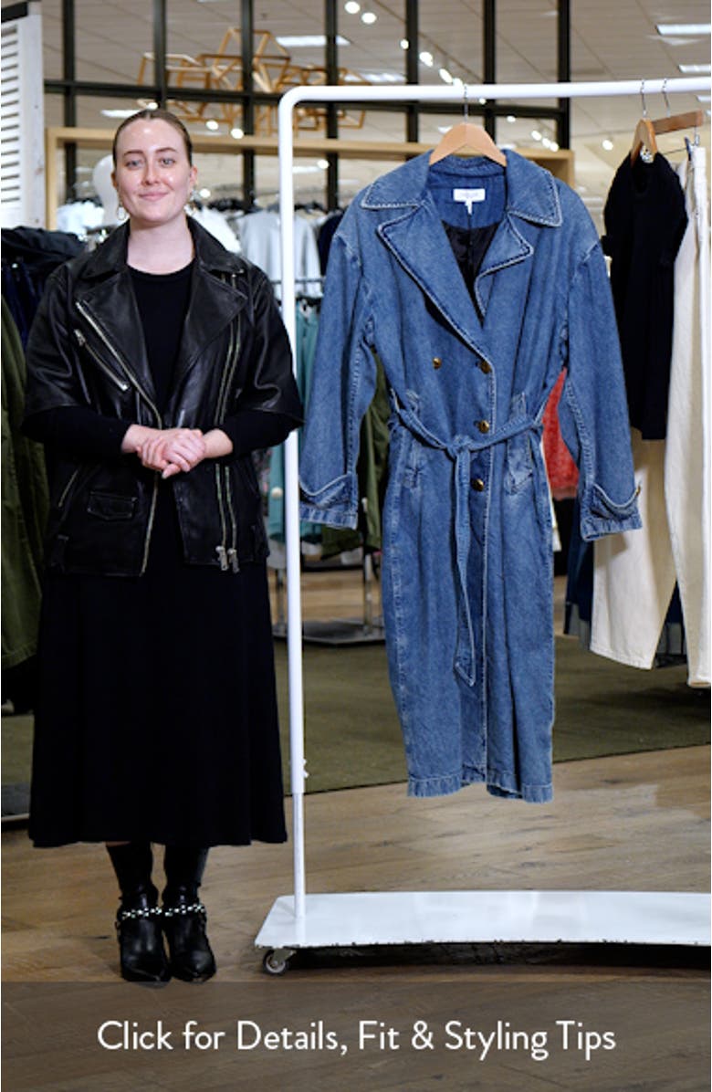 Alora Featherweight Denim Trench Coat