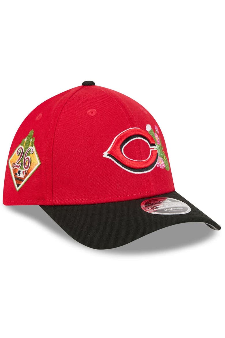 Men's New Era  Red/Black Cincinnati Reds 2026 Spring Training M-Crown 39THIRTY Flex Hat, Main, color, Red