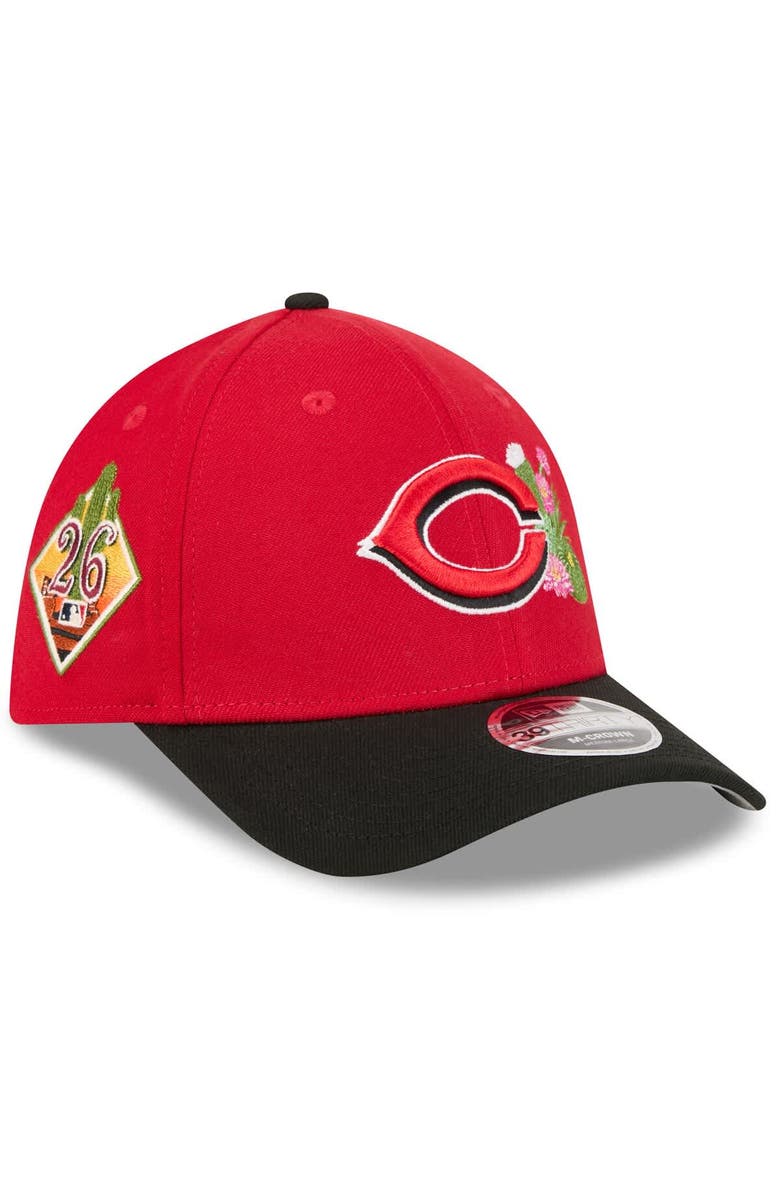 New Era Men's New Era  Red/Black Cincinnati Reds 2026 Spring Training M-Crown 39THIRTY Flex Hat, Main, color, Red