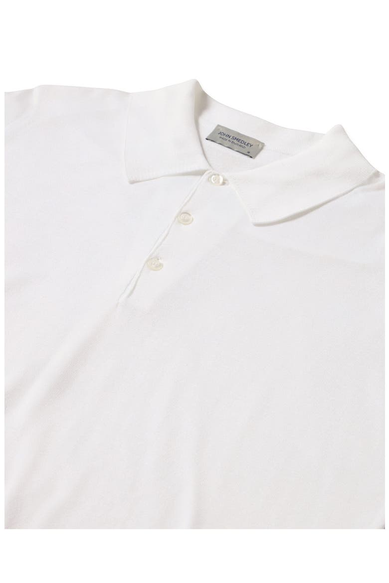 Finchley Cotton Knit Polo, Alternate, color, WHITE