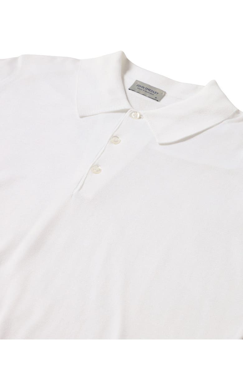 Fortela Finchley Cotton Knit Polo, Alternate, color, White
