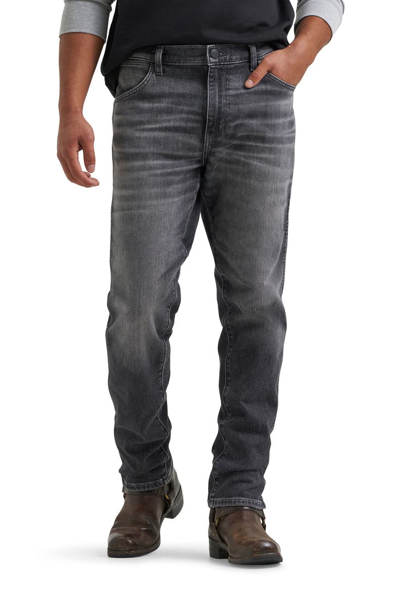 Western Tapered Jeans, Main, color, SMOKY GRANITE