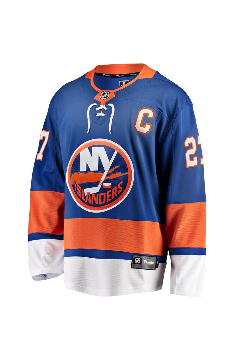 FANATICS Men's Fanatics Branded Anders Lee Royal New York Islanders Home Premier Breakaway Player Jersey, Alternate, color,