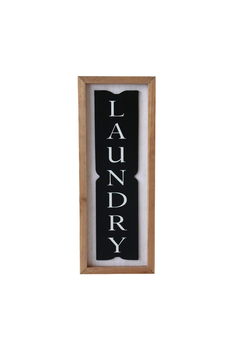 Black Laundry Sign, Main, color, Black