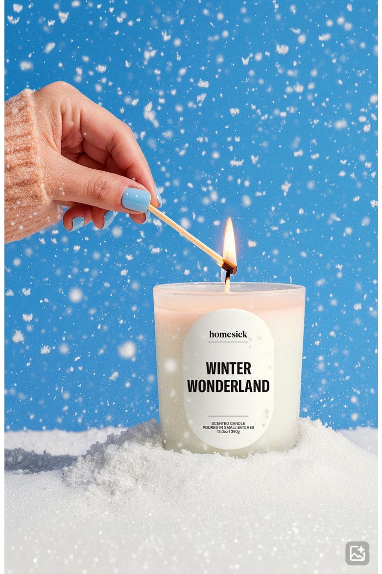Winter Wonderland Candle, Alternate, color, NO COLOR