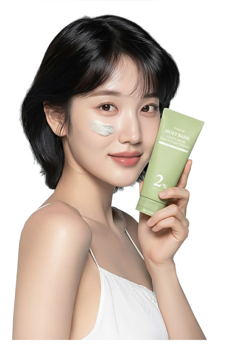 Holy Basil Green Capsule Pack To Foam Cleanser, Alternate, color, NO COLOR