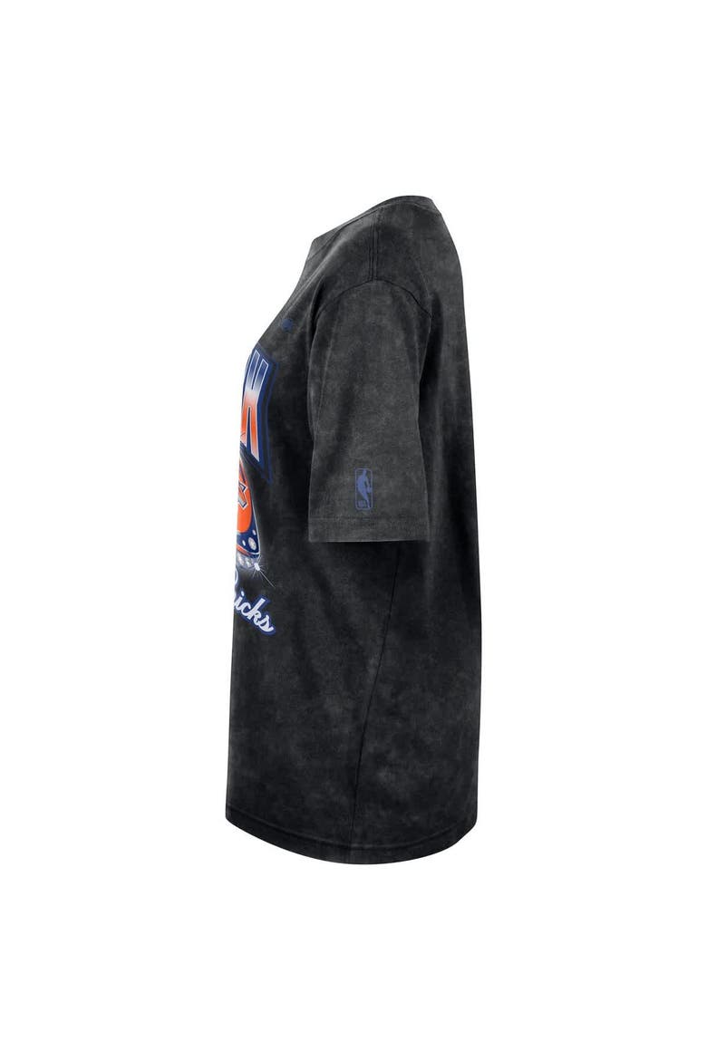Women's Nike Black New York Knicks Courtside Original Content Vintage Washed Boyfriend T-Shirt, Alternate, color, Black