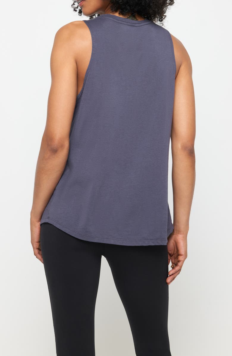 Spiritual Gangster Free Dove Cotton & Modal Graphic Muscle Tank, Alternate, color, 