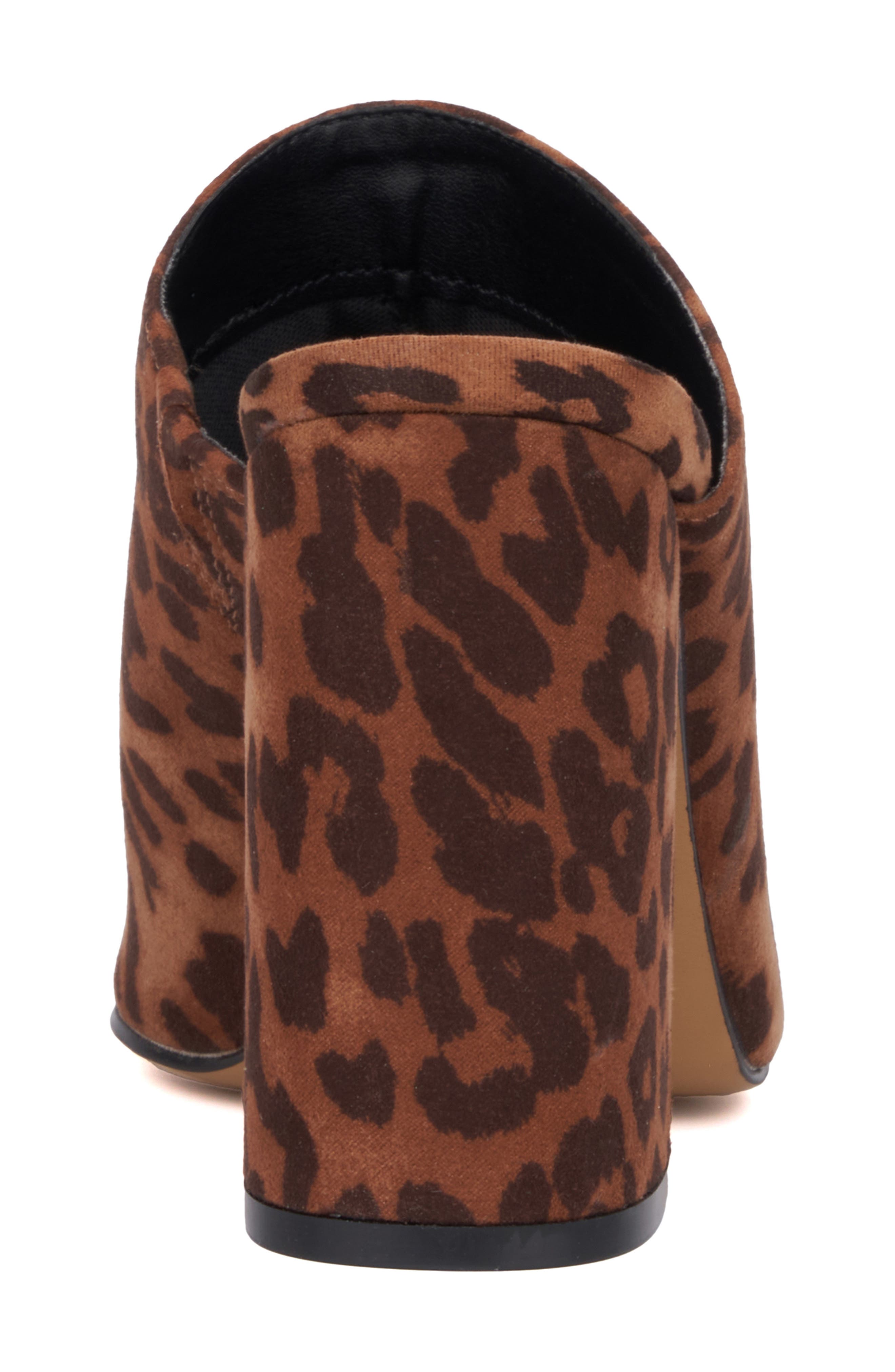 NEW YORK AND COMPANY Maya Block Heel Mule, Alternate, color, Brown Multi