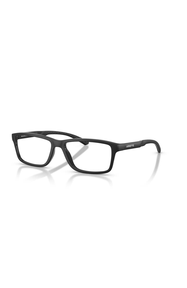 ARNETTE 55mm Rectangle optical glasses, Main, color, Black