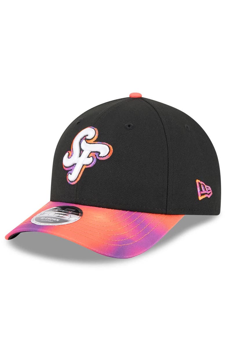 New Era Men's New Era Black/Orange San Francisco Giants 2025 City Connect 9FORTY M-Crown Adjustable Hat, Main, color, Black