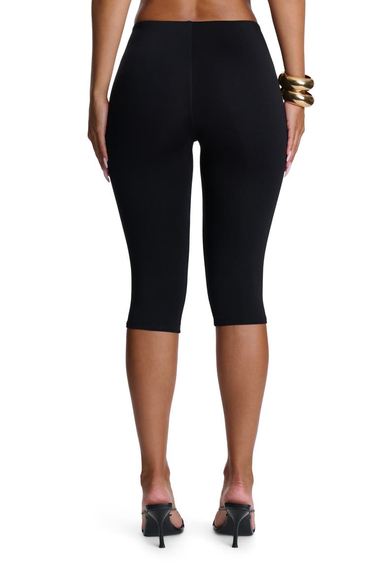 Capri Leggings, Alternate, color, BLACK