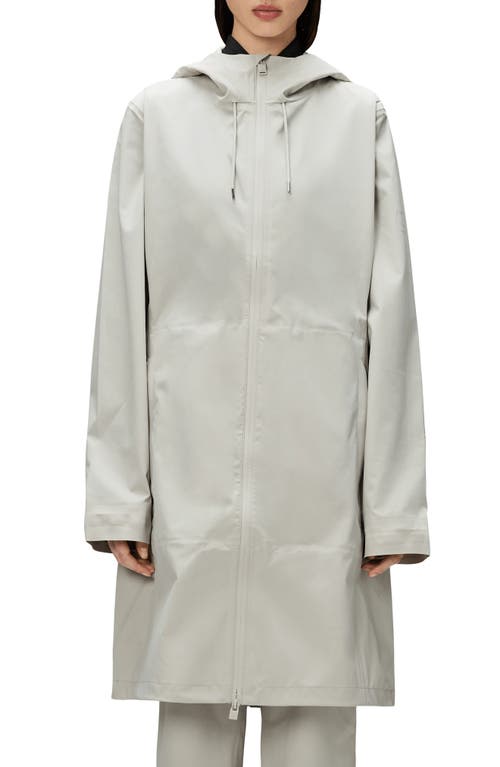 Rains Suva Hardshell Long W Rain Jacket In Matrix In Matrix