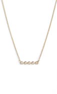 Dana Rebecca Designs Lulu Jack Bezel Diamond Bar Necklace