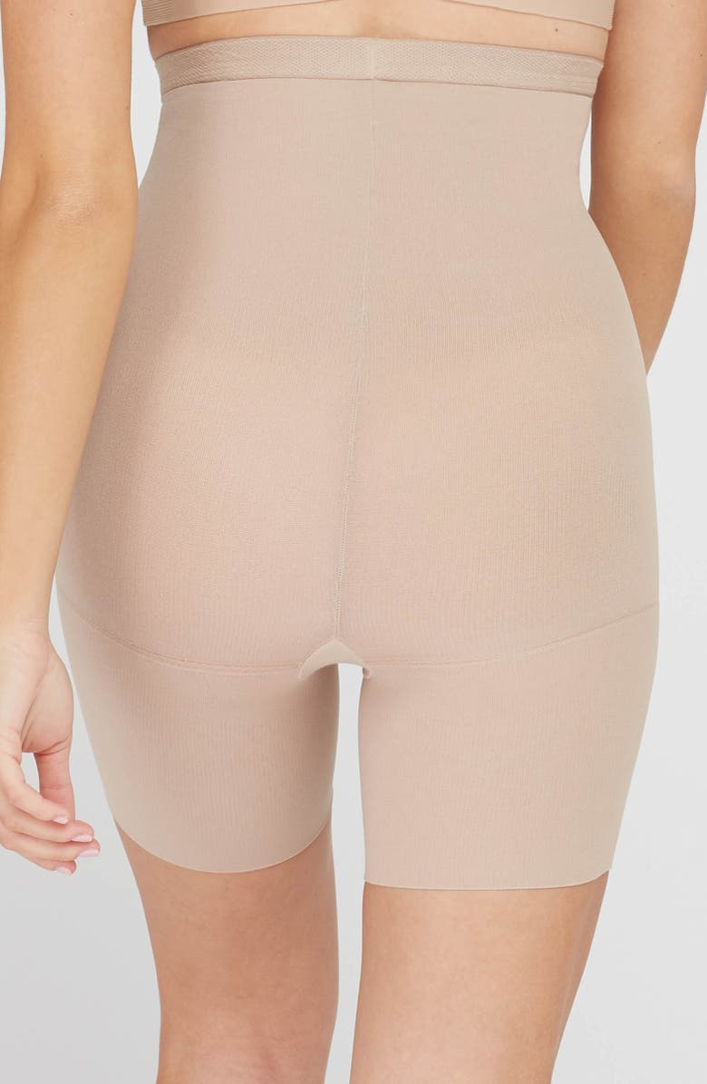 SPANX<sup>®</sup> High Waist Shaping Shorts, Alternate, color, Nude