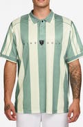 Nike Stripe Short Sleeve Polo