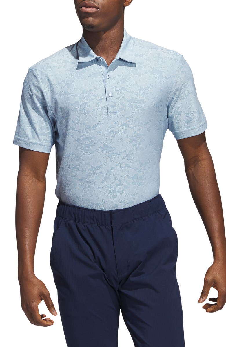 adidas Golf Jacquard Golf Polo, Main, color,