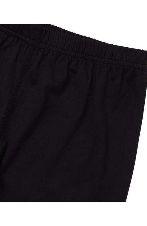 Lands' End Boys Thermal Base Layer Long Underwear Thermaskin Pants In Black