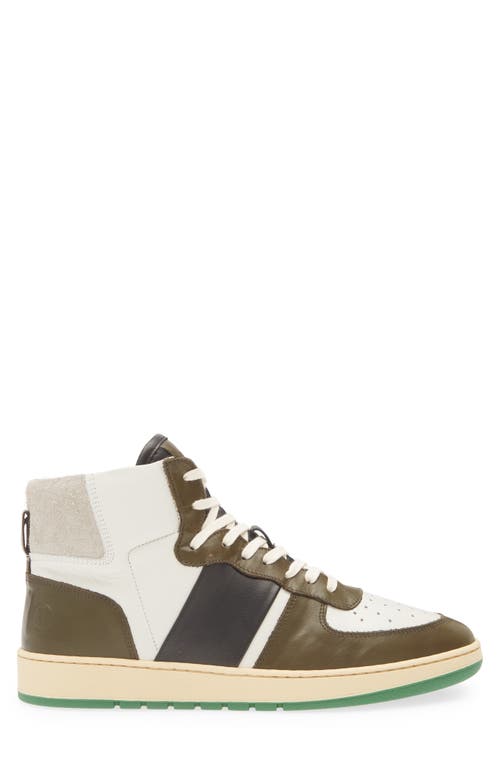 Collegium Pillar Destroyer High Top Sneaker In Green