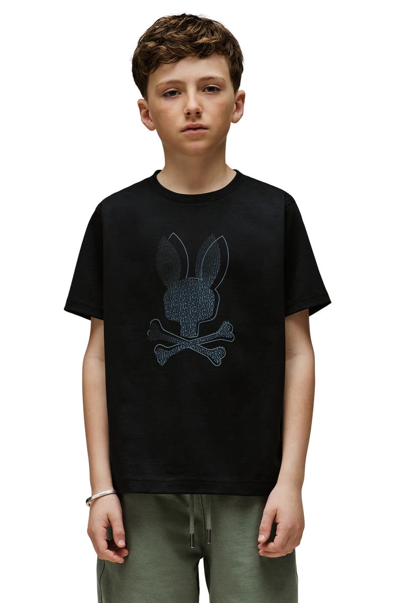 Psycho Bunny Kids' Jasper Logo Graphic T-Shirt, Alternate, color, 