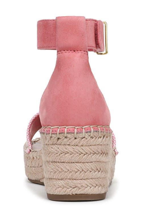 Franco Sarto Pela Espadrille Platform Sandal In Strawberry Pink