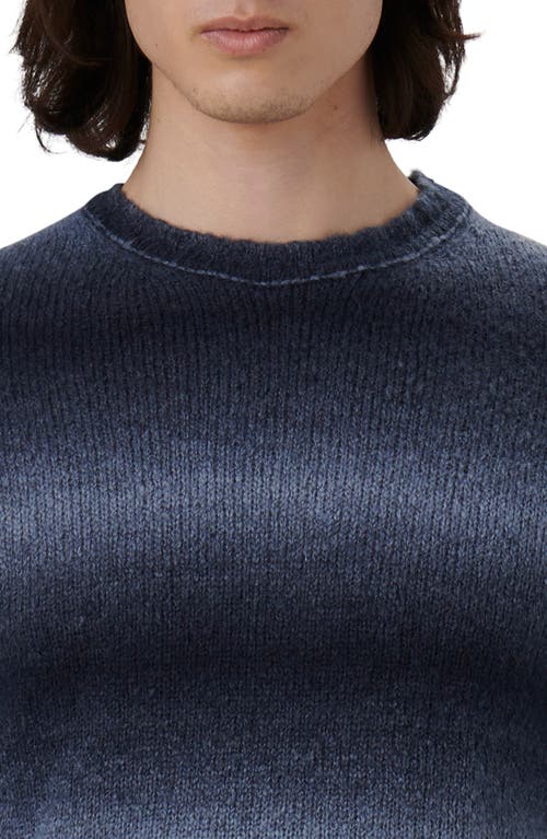 Bugatchi Gradient Stripe Sweater In Blue