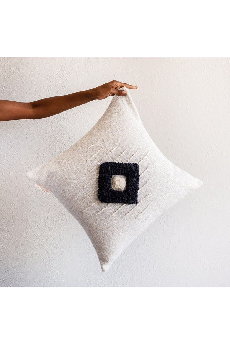 Khanya Throw Pillow - Cover Only, Main, color, Charcoal