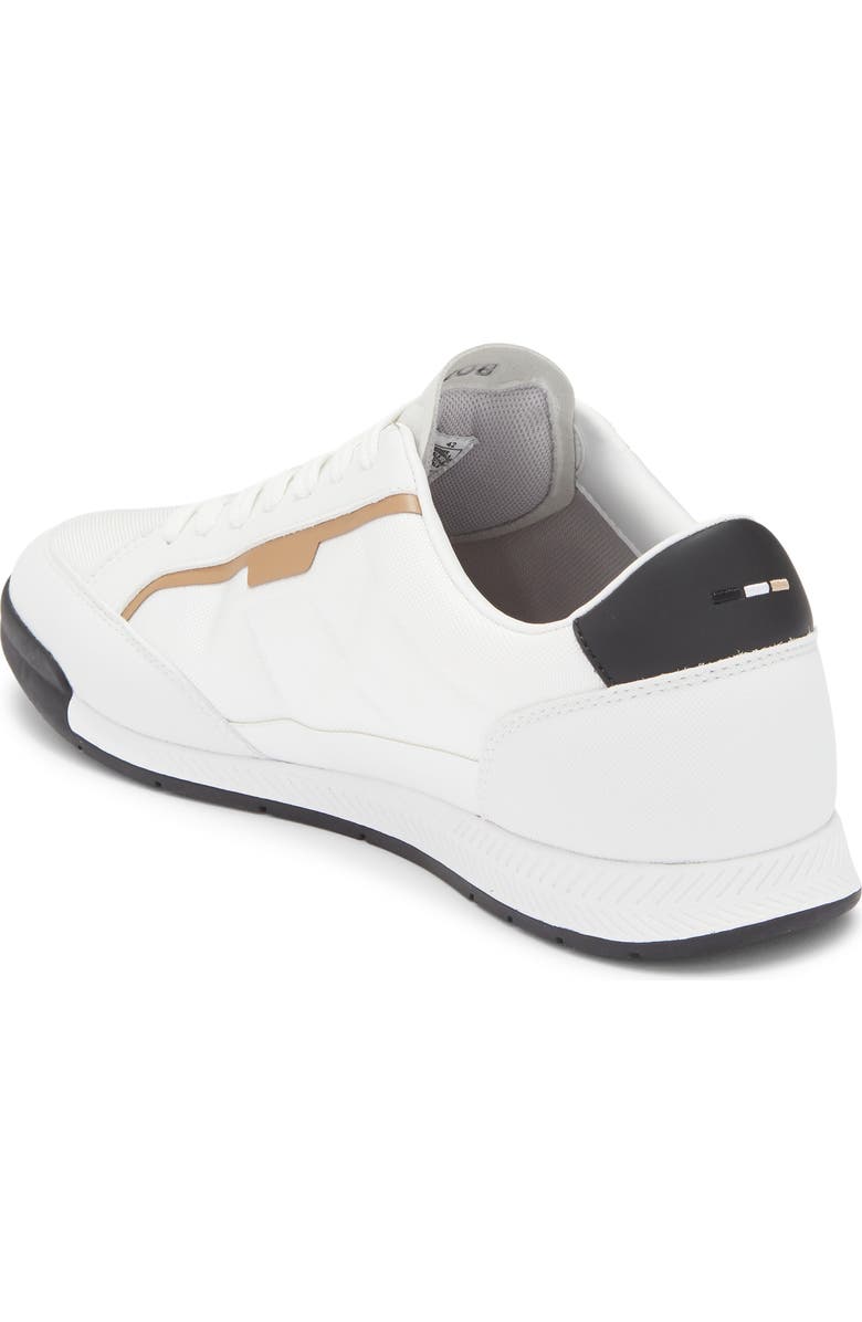 BOSS Low Top Sneaker, Alternate, color, White/ Brown