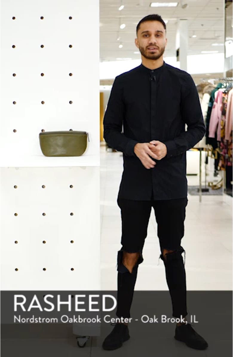 Vie Faux Leather Belt Bag, sales video thumbnail