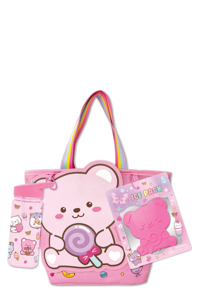 Kids' Critter Lunch Tote Set, Main, color, MULTI COLOR