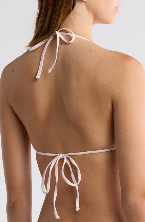 Pacsun Annalise Lace Trim Triangle Bikini Top